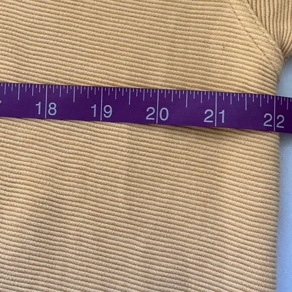 Vintage Tommy Bahama Yellow Textured Silk Blend Short Sleeve Polo Size L - Picture 7 of 8